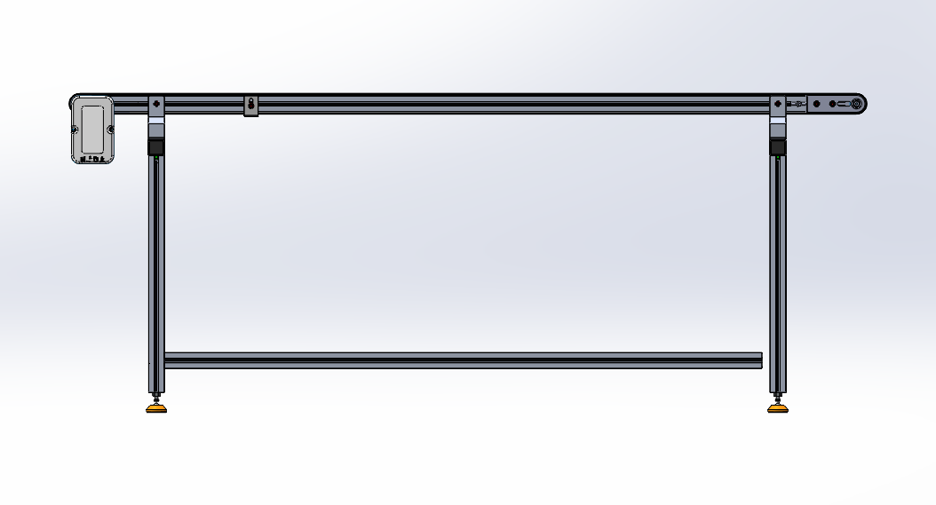 齿形同步带左边驱动皮带线